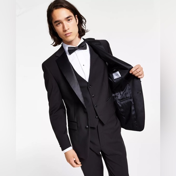 Calvin Klein X Slim Fit Tuxedo Suit - Picture 6 of 13
